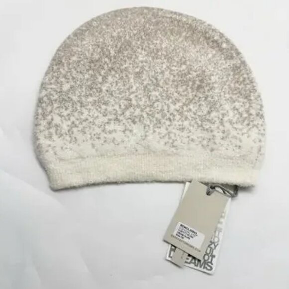 New! Barefoot Dreams Women’s CozyChic Lite Confetti Beanie Cream Taupe - Picture 4 of 5